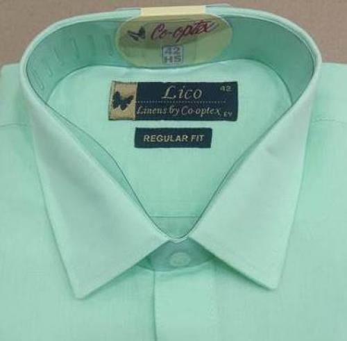 PL COTTONX LINEN DYED READYMADE SHIRT 42 HS